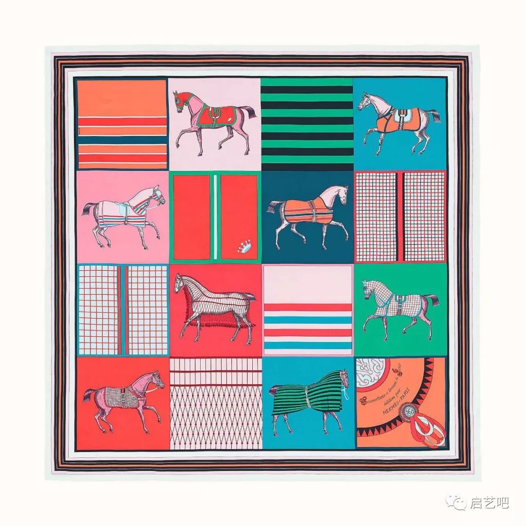 踏青歸來馬蹄香，看愛馬仕絲巾圖案之馬具美學
