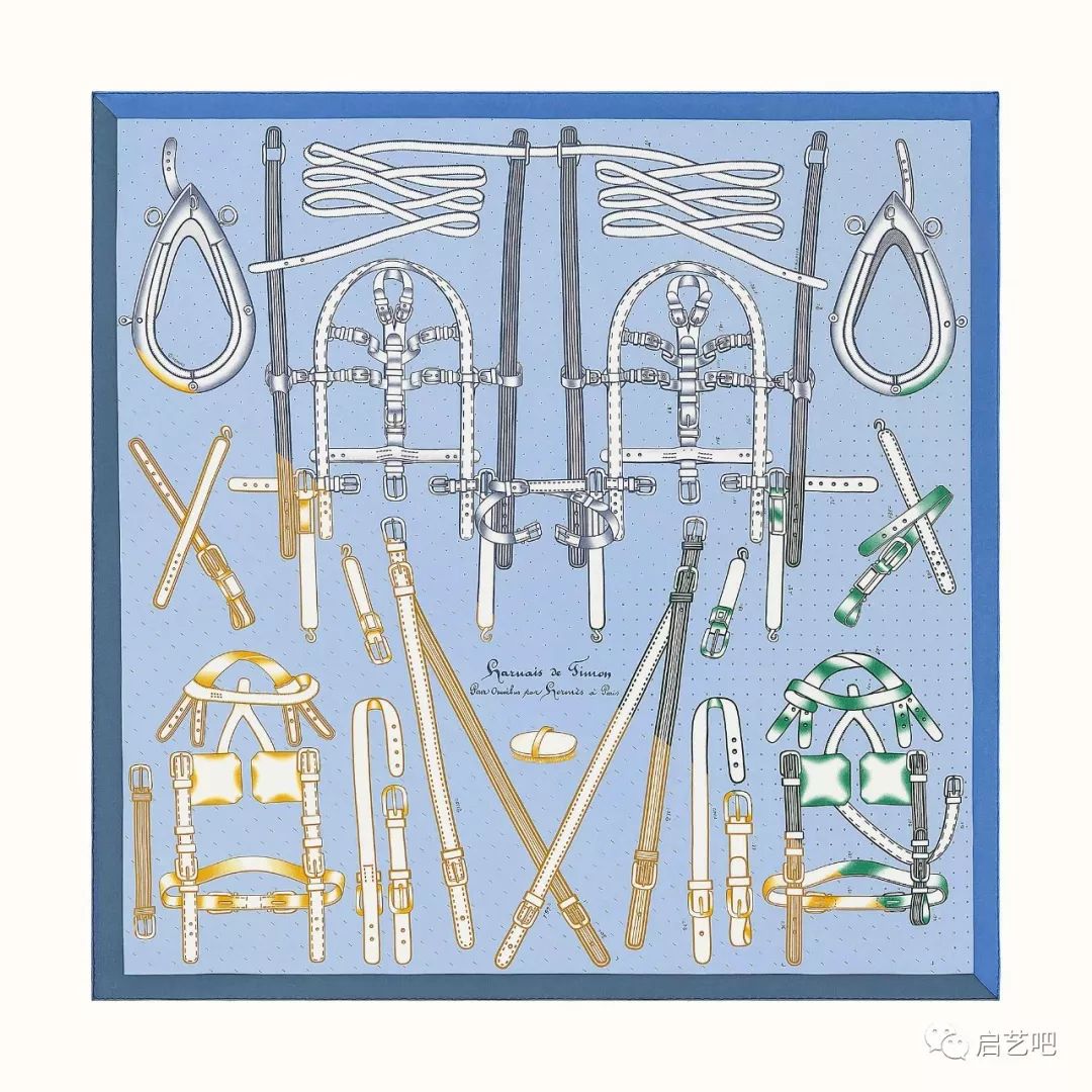 踏青歸來馬蹄香，看愛馬仕絲巾圖案之馬具美學