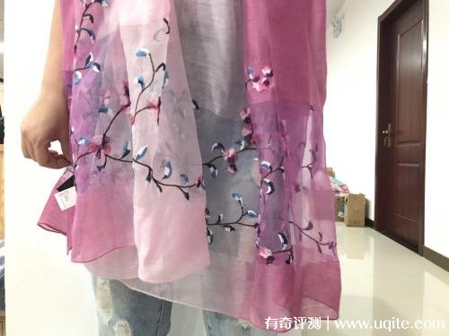 一米畫紗絲巾怎么樣是什么檔次，刺繡絲巾使用體驗(yàn)(杭州知名品牌)